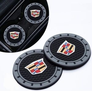 Cadillac Black and Gray Car Coasters